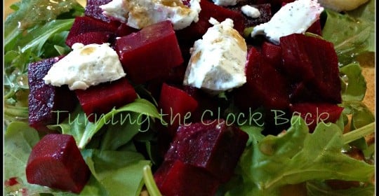 Beet recipe: Beet and Goat Cheese Salad