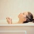 woman in tub