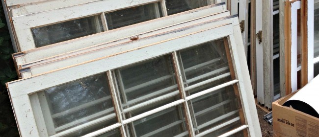 Creative Ways to Reuse Old Windows  #SJCgreenerchoices