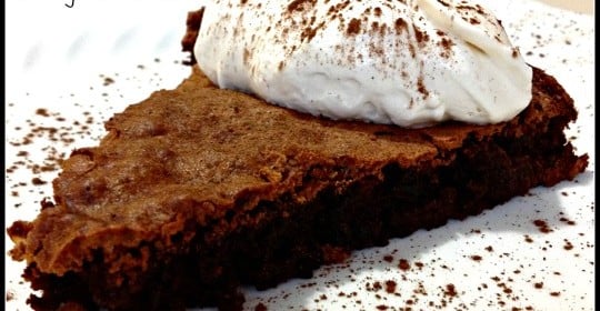 Dessert Recipe: Kahlua Chocolate Torte with Coffee Whipped Cream