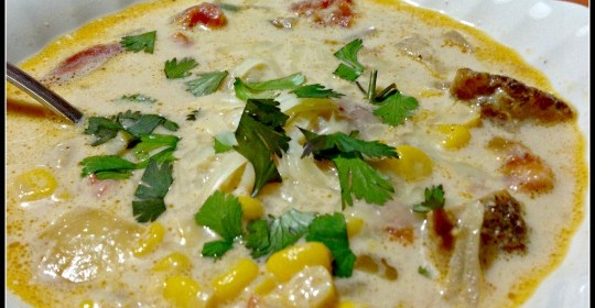 Mexican Chicken and Corn Soup #Recipe and Del Monte Contest and #Giveaway