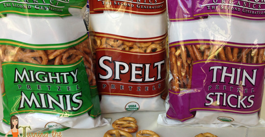 newmans organic snacks pretzels