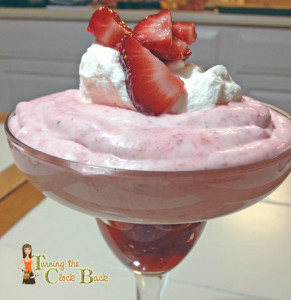 strawberry mousse