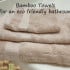 eco friendly bathroom ideas bamboo towels