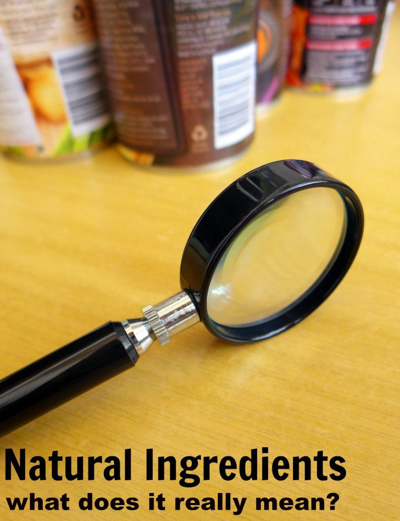 Natural Ingredients in Food What does that really mean