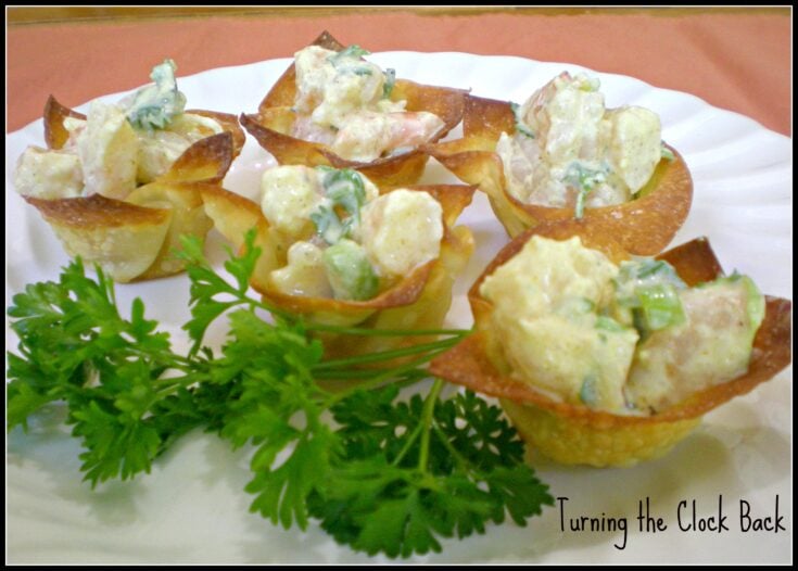 Curried Shrimp Cup (#recipe)