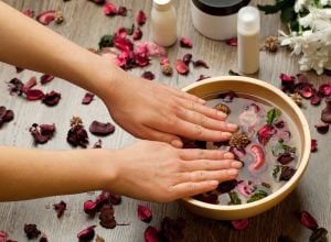 spa for hands and healthy nails