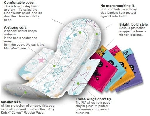 U-by-Kotex-Tween-Pad-Overview