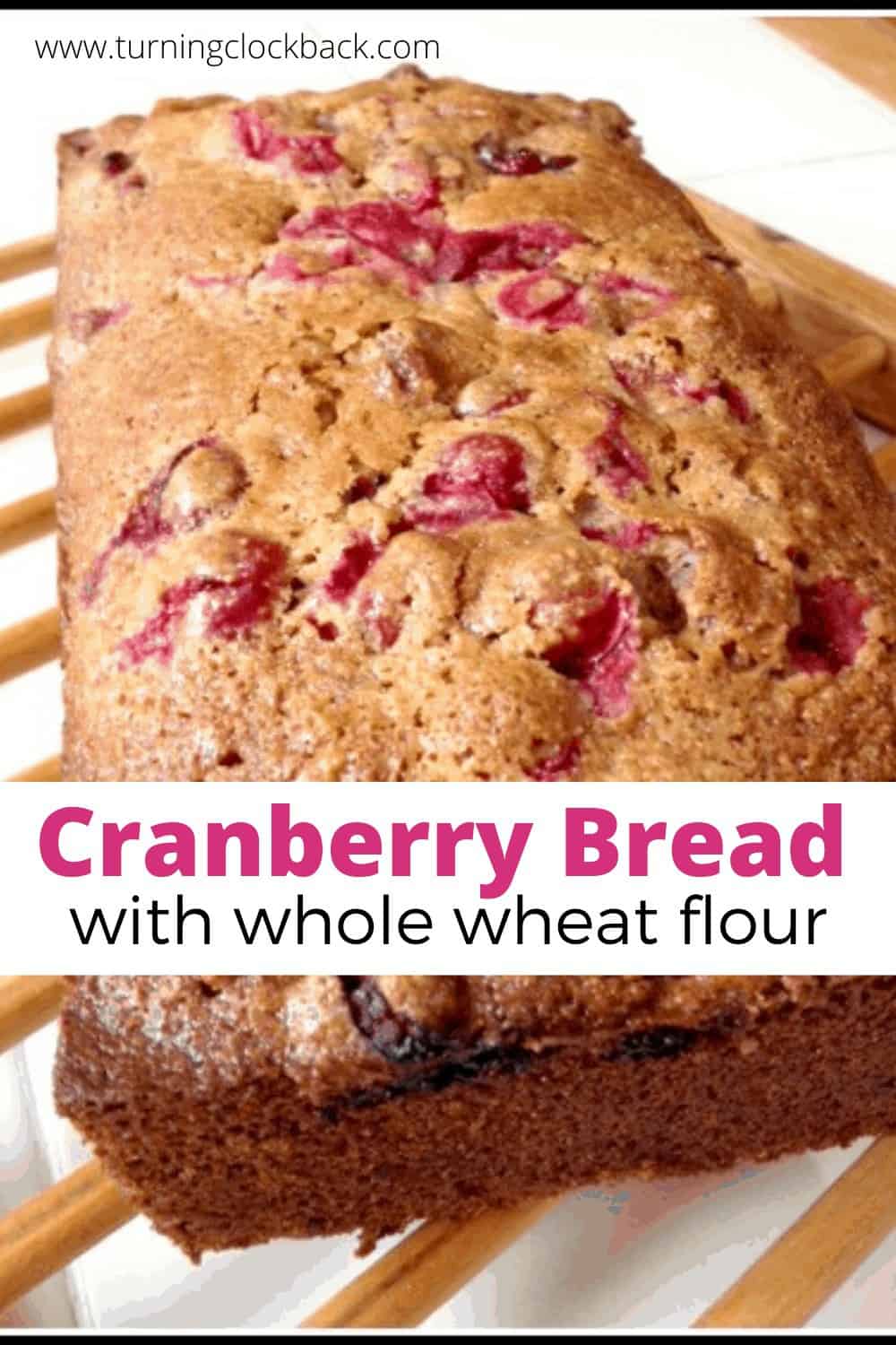 Whole Wheat Cranberry Bread Turning the Clock Back