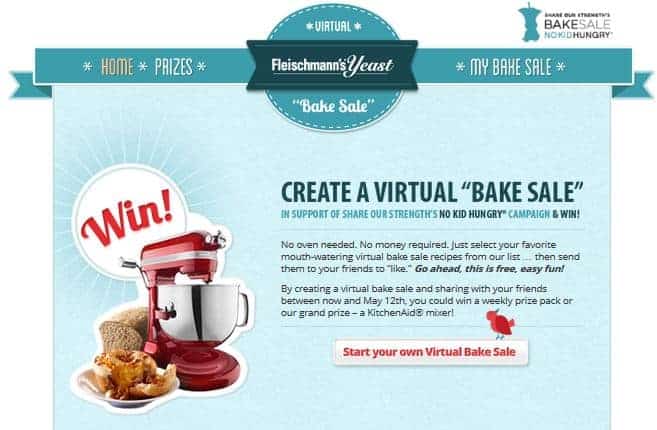 virtual bake sale