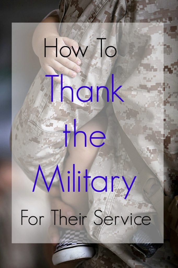 How to Thank the Military for their Service