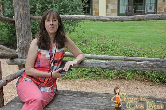 me on bench Hyatt Regency Lost Pines 