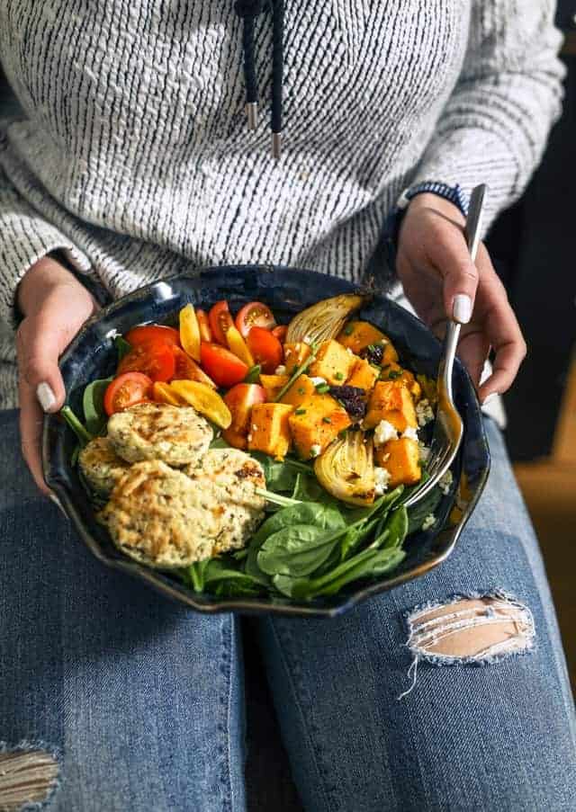 tray of healthy vegetables for serving