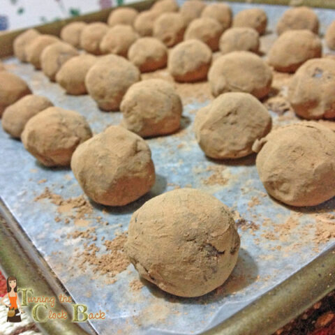 Homemade Candy: Gingerbread Truffles - Turning the Clock Back