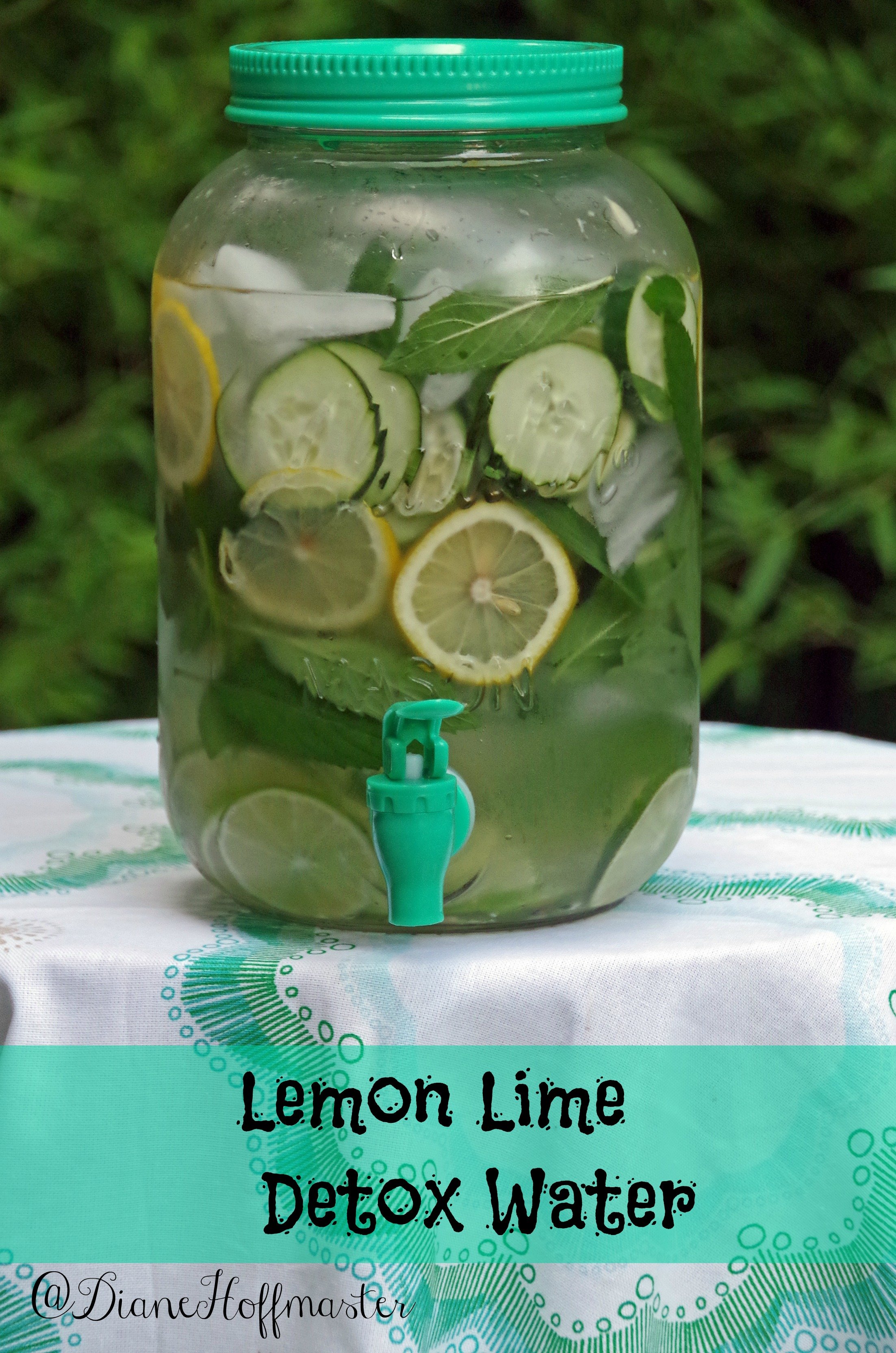 Lemon Lime Detox Water - Turning the Clock Back