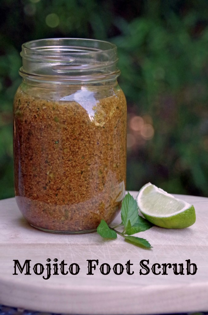 Easy DIY Mojito  Foot Scrub