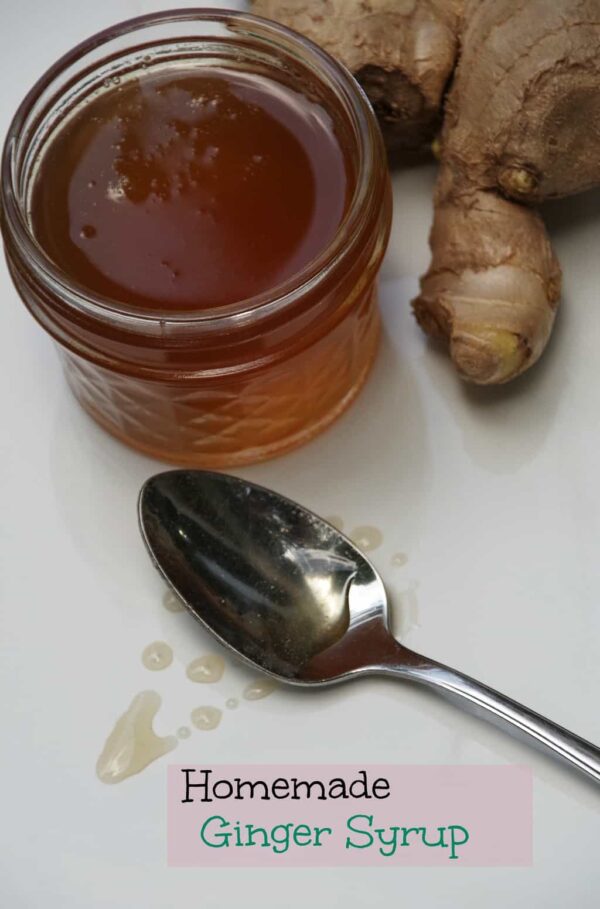 Homemade ginger syrup recipe Turning the Clock Back