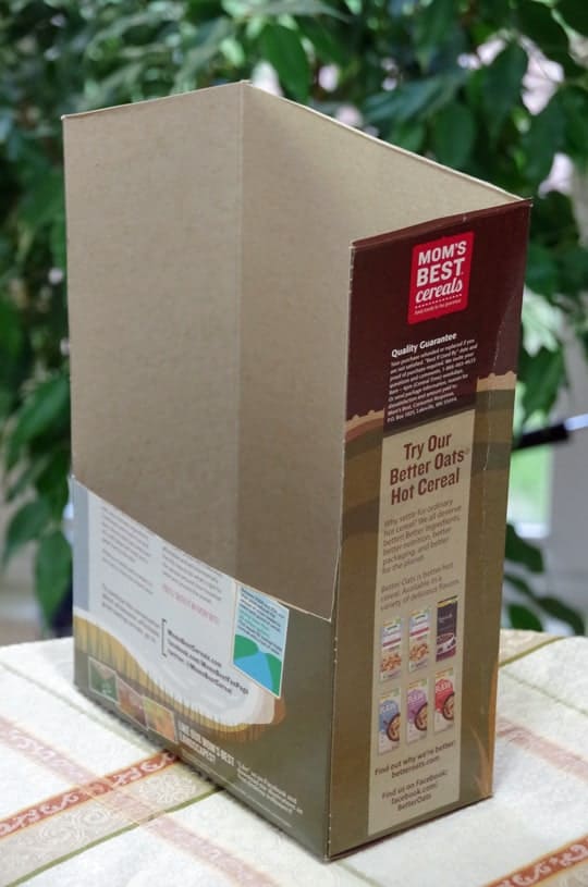 Easy Recycled Cereal Box Craft 2