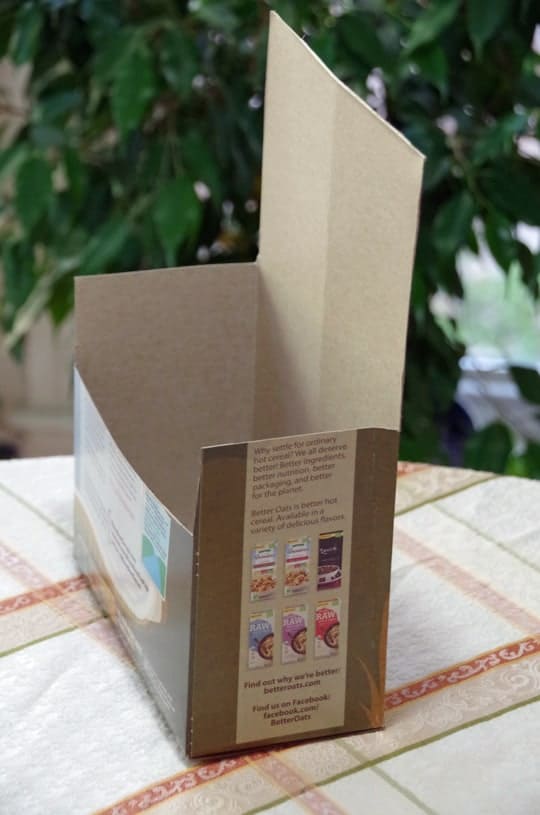 Easy Recycled Cereal Box Craft 3