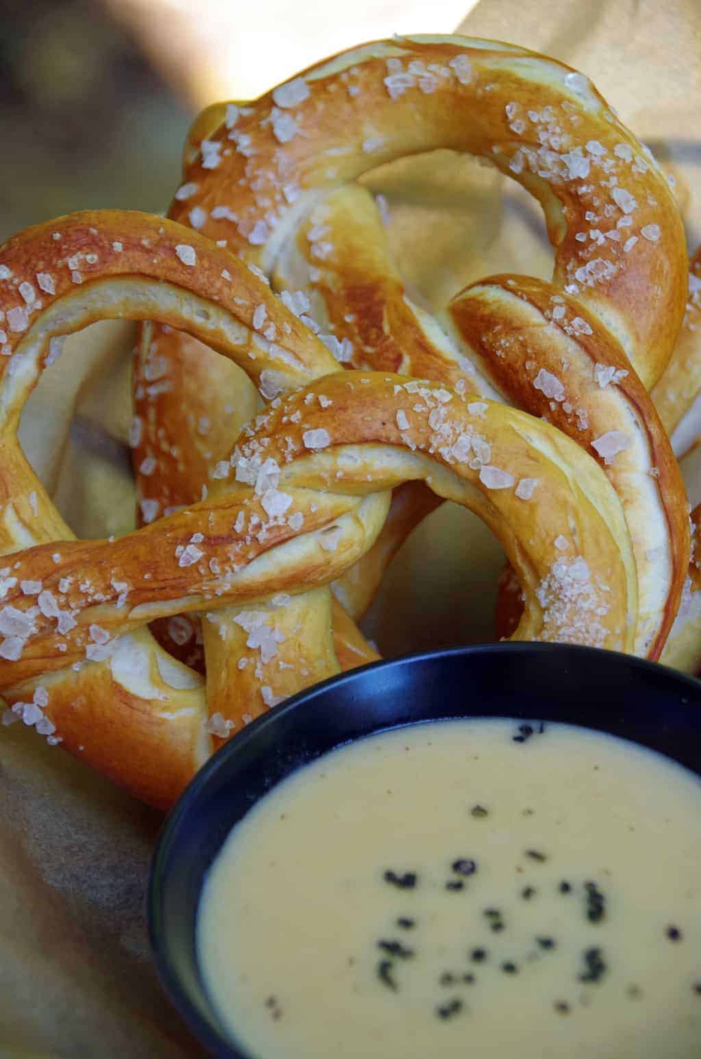 Homemade Pretzels with Beer Cheese Turning the Clock Back
