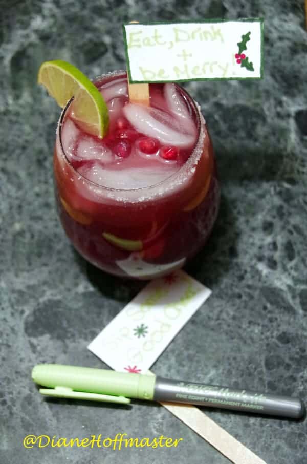 Pomegranate Margarita Recipe and DIY drink Stirreres 2