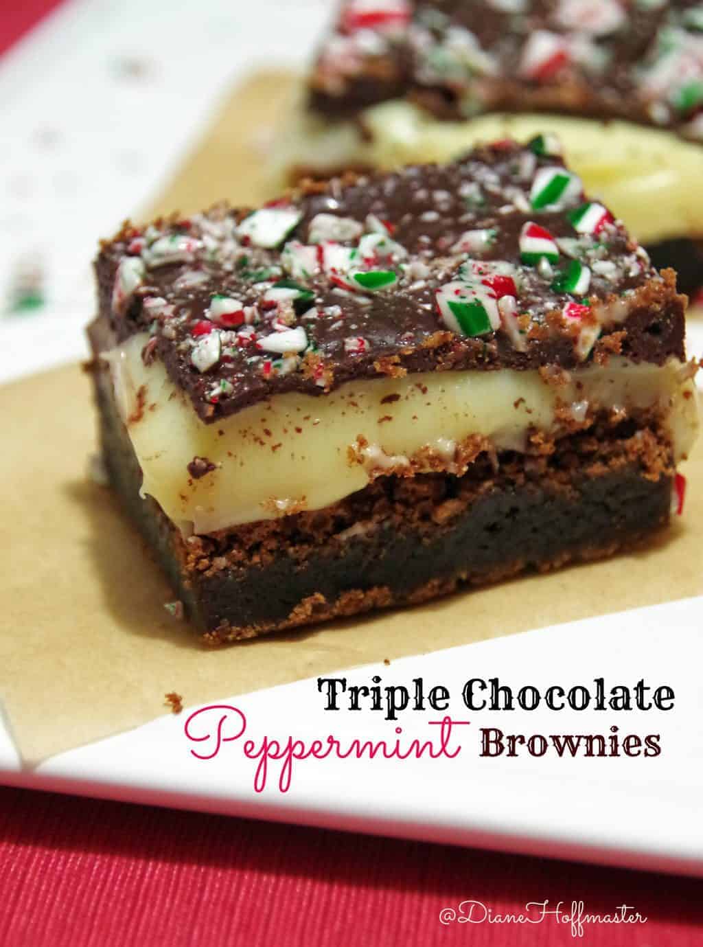 Triple Chocolate Peppermint Brownie Recipe Turning the Clock Back