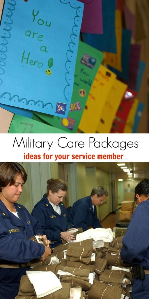 What to put in military care packages