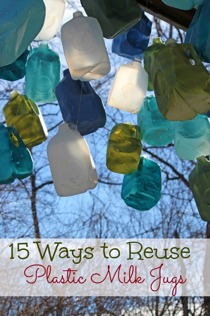 How to upcycle plastic milk jugs