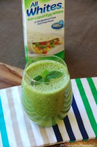 Green Glow Power Punch Makes an Easy High Protein Snack! - Turning the