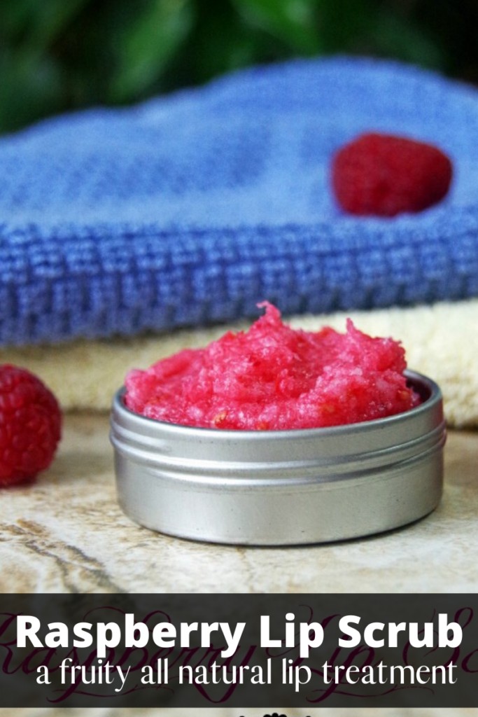 Raspberry Lip Scrub a fruity all natural lip treatment