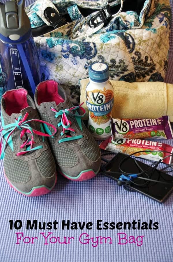 Learn What to Pack in Your Gym Bag Along with V8 Protein! Turning the