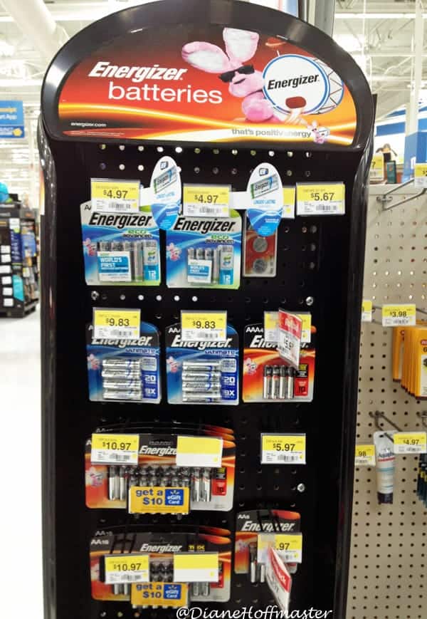 Energizer Eco Friendly Batteries at Walmart