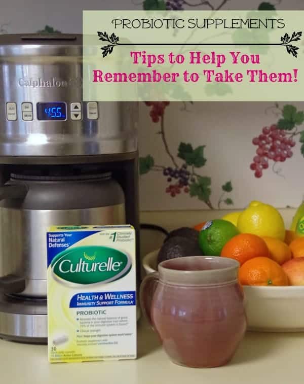 HOw to Remember to Take Your Probiotic Supplements