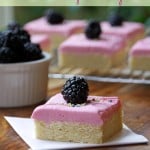 Sugar Cookie Bars with Blackberry Frosting 2