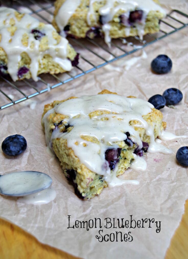 Lemon Blueberry Scones Recipe