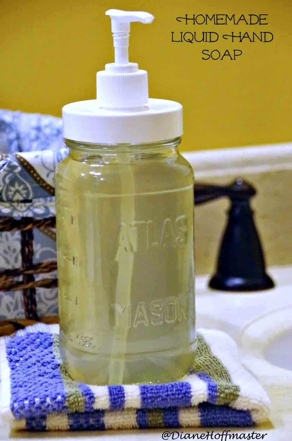 Homemade Liquid Hand Soap Recipe