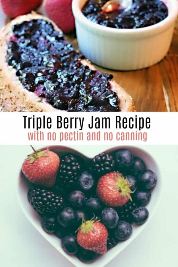 Triple Berry Jam Recipe with No Pectin Turning the Clock Back