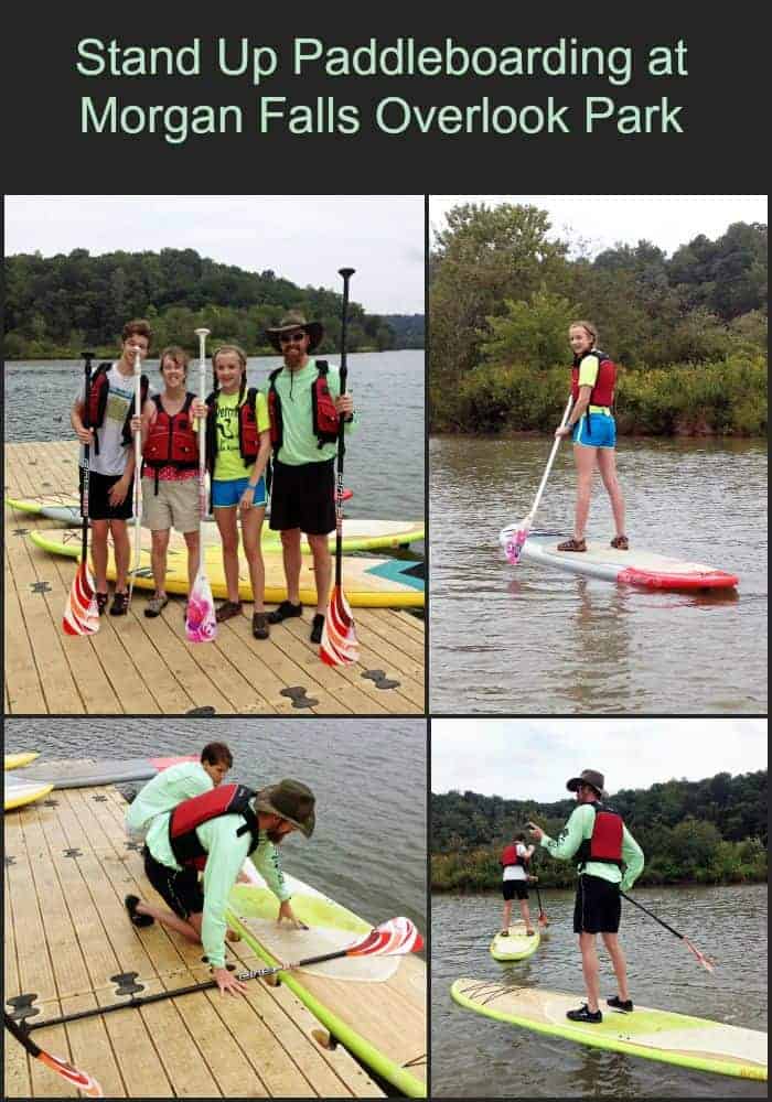 Stand Up Paddleboarding at Stand Up Paddleboarding at Morgan Falls Overlook Park