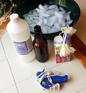 How to Cut a Glass Bottle in Half with String - Turning the Clock Back