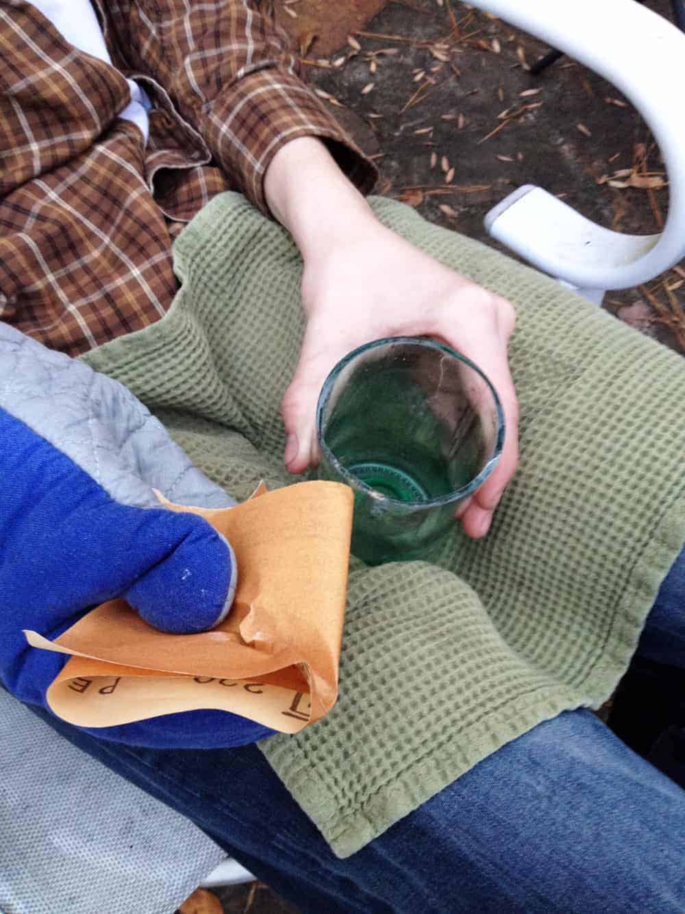 How to Cut a Glass Bottle in Half with String Turning the Clock Back