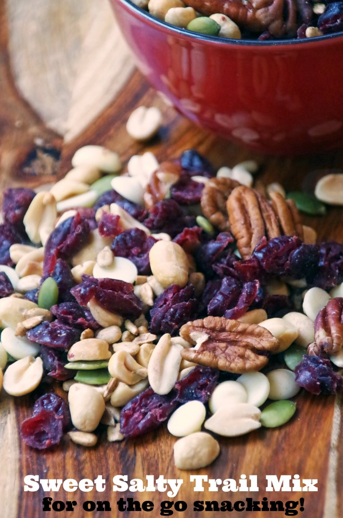 Sweet Salty Trail Mix Recipe is the Perfect High Protein Snack for On The Go Snacking