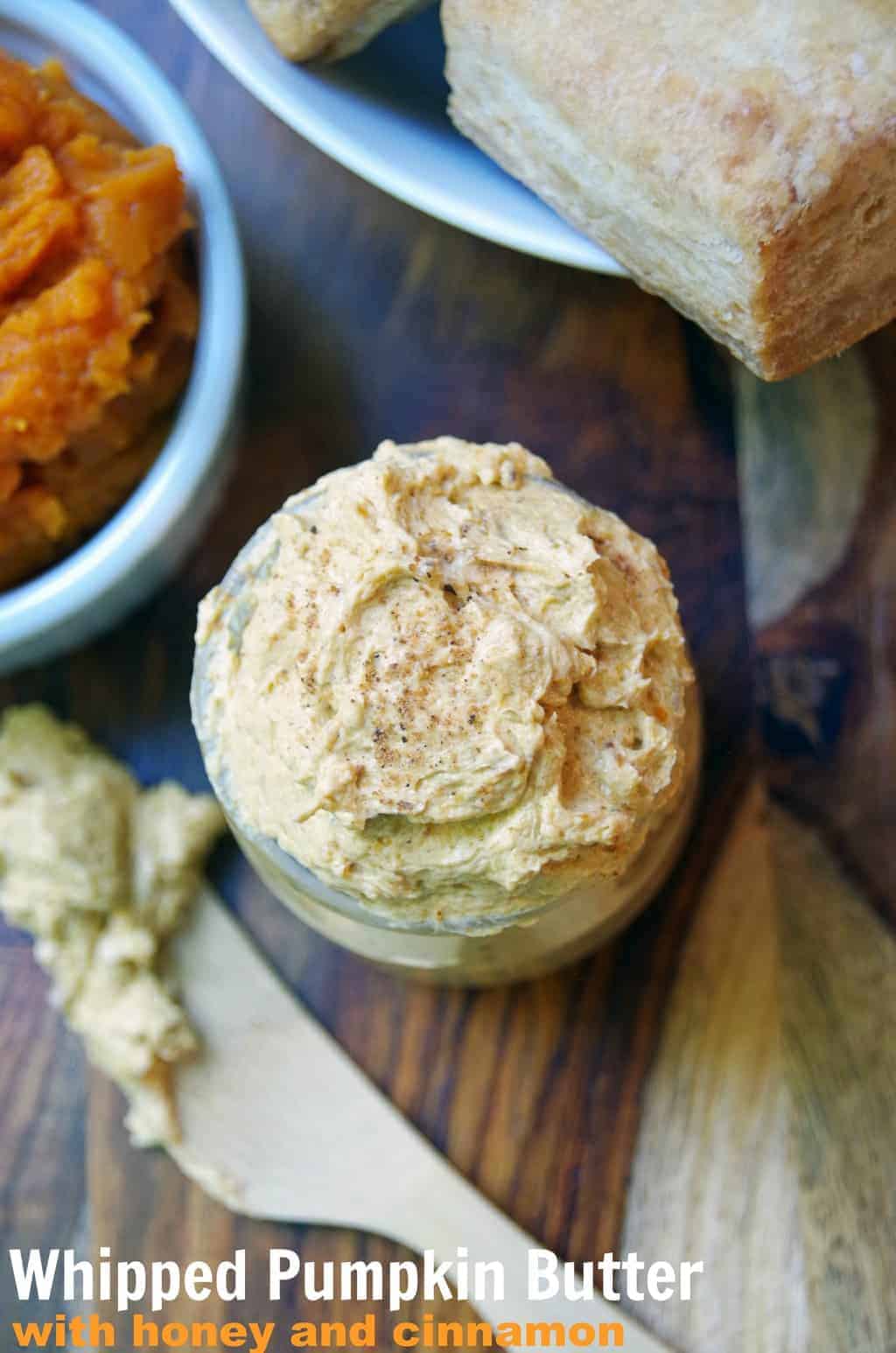 Whipped Pumpkin Butter with Honey and Cinnamon