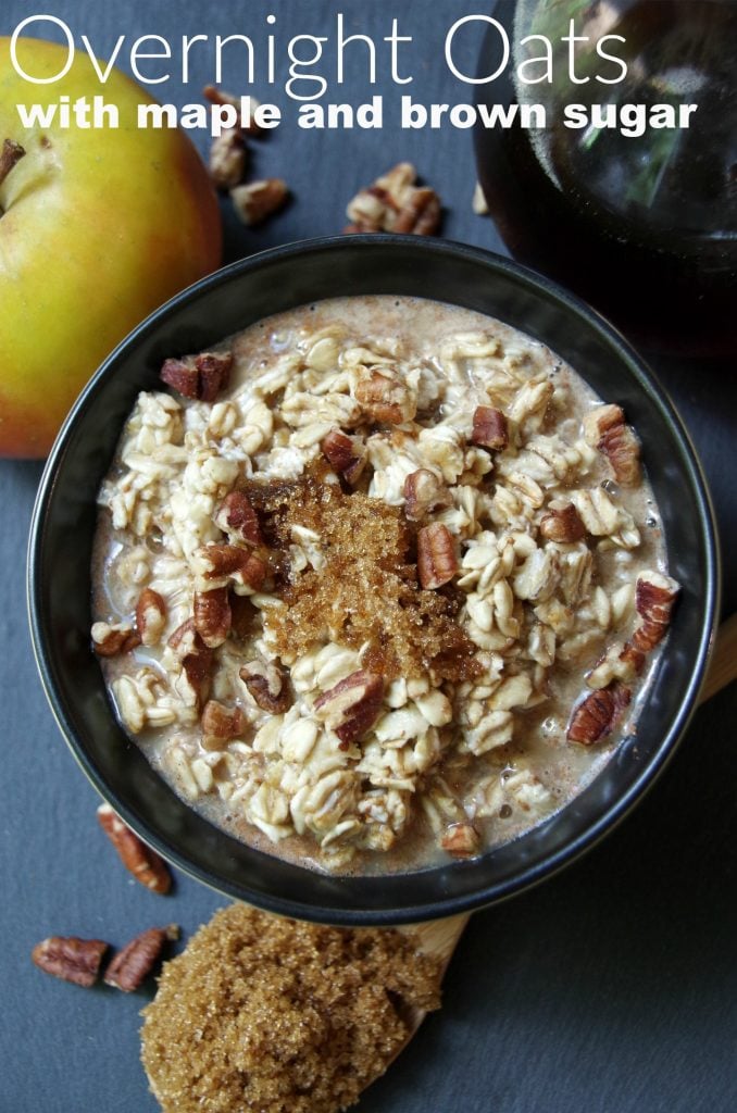 Maple and Brown Sugar Overnight Oats Recipe