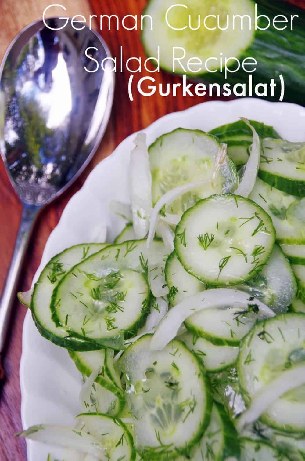 German Cucumber Salad Recipe Turning the Clock Back