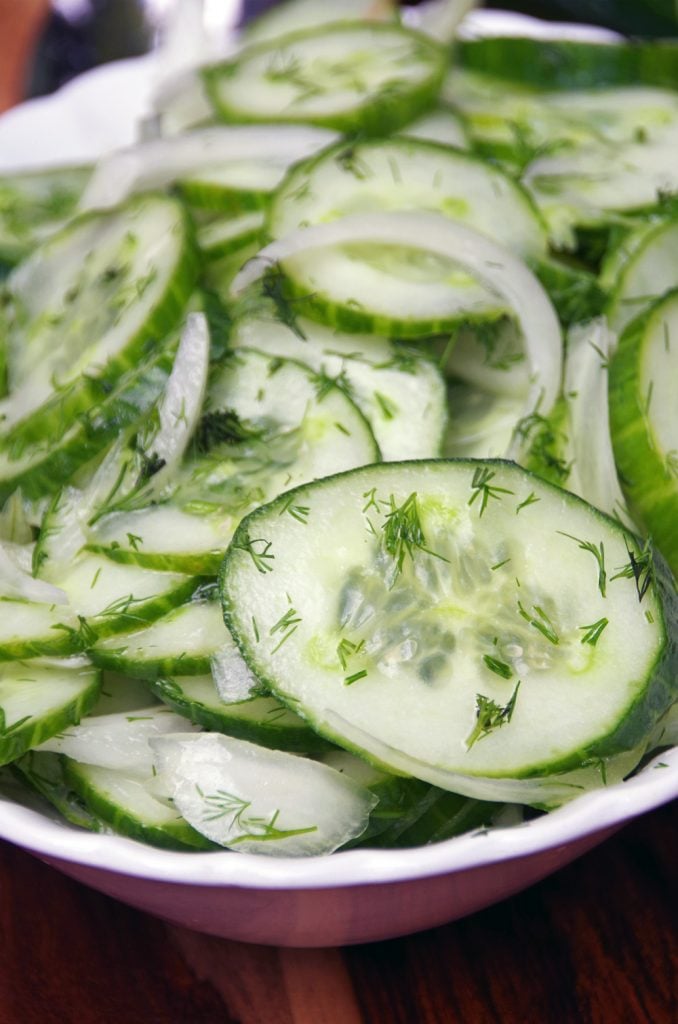 Gurkensalat recipe: A German Cucumber Salad Recipe with Fresh Dill