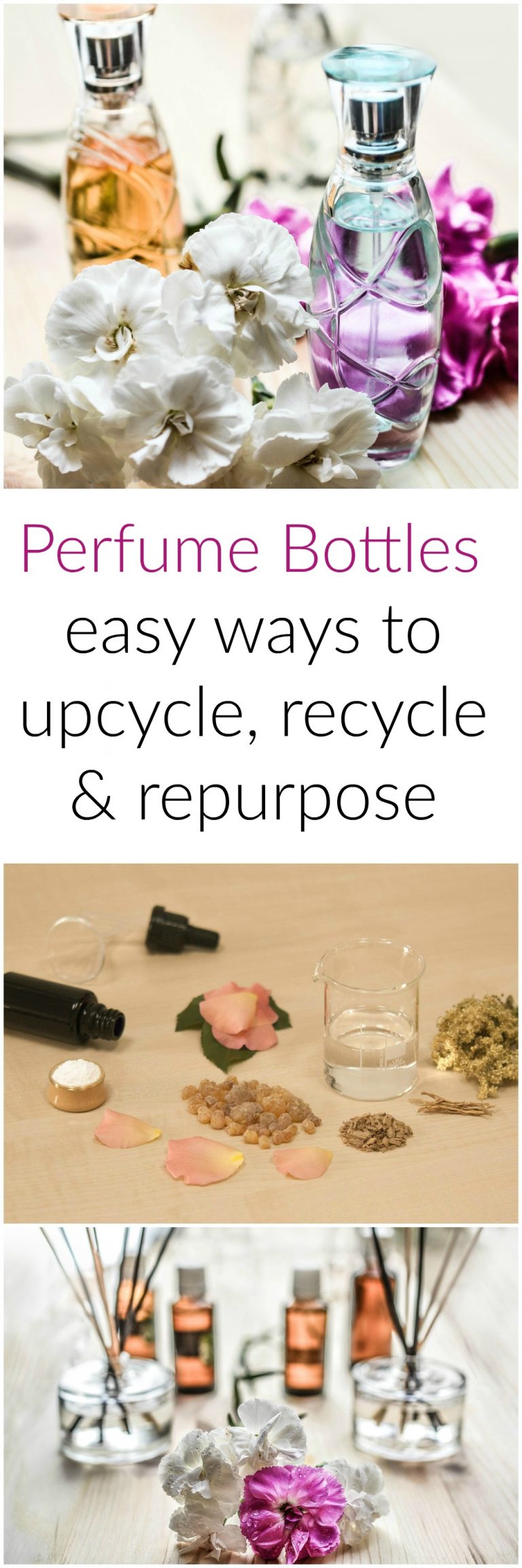 What to do with empty perfume bottles Turning the Clock Back