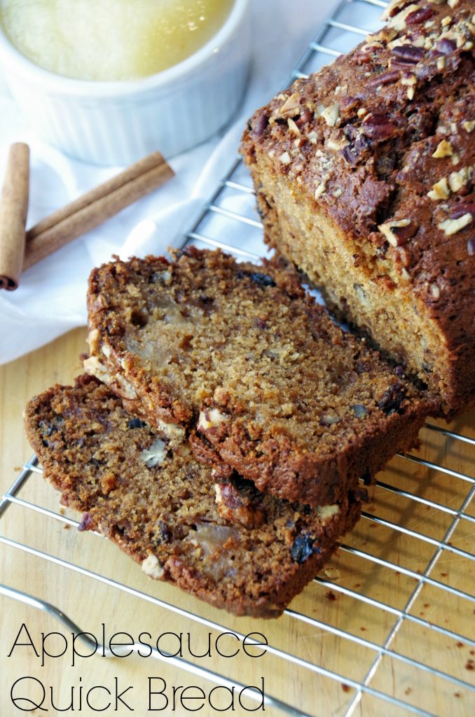 Applesauce Quick Bread Recipe and the Benefits of Healthy Snacking