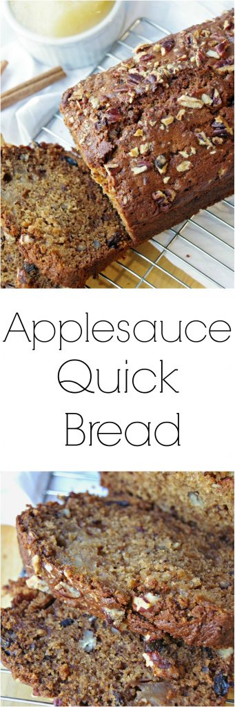 Applesauce Quick Bread Recipe and the Benefits of Healthy Snacking