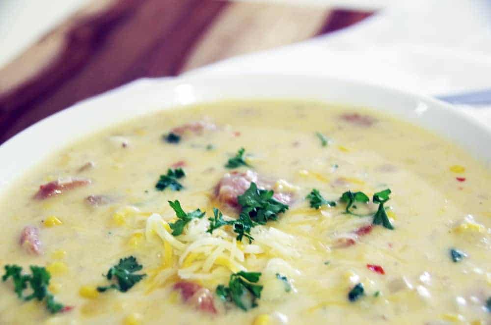 Sausage, Corn and Potato chowder recipe