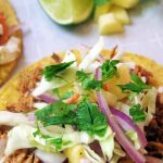 BBQ Pulled Pork Taco Recipe with Pineapple Coleslaw